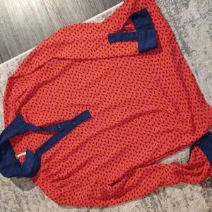 Free People Horse print pullover top blouse XS